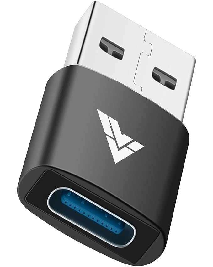 Snaplink USB-A to Type-C OTG Adapter Connector USB 3.0 Fast Charging 5 Gbps High-Speed Data Transfer Compatible with Smartphone, Tablet, USB-C Hub, Pendrive & Hard Disk– Grey