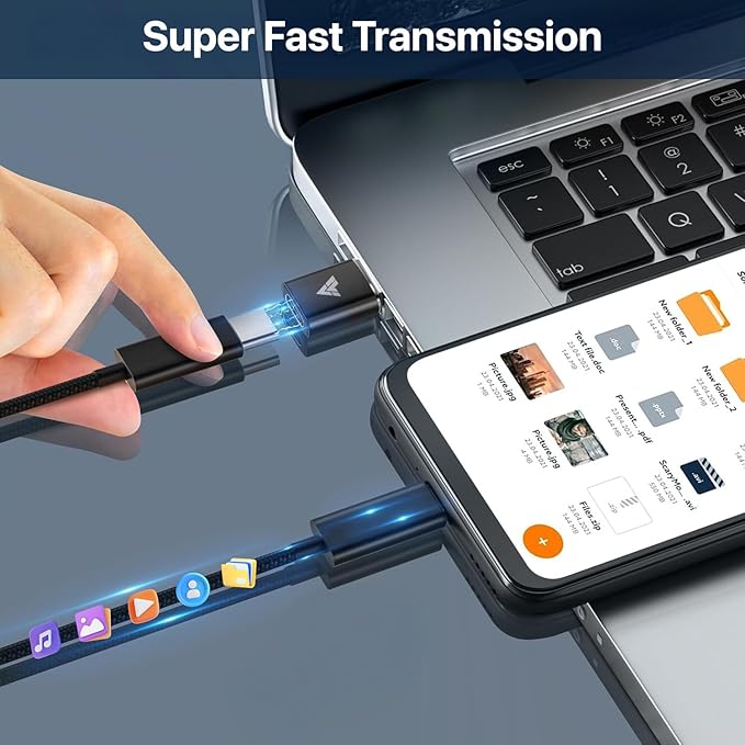 Snaplink USB-A to Type-C OTG Adapter Connector USB 3.0 Fast Charging 5 Gbps High-Speed Data Transfer Compatible with Smartphone, Tablet, USB-C Hub, Pendrive & Hard Disk– Grey