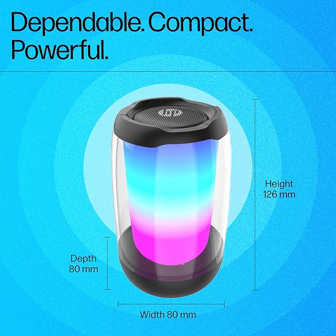 Multimedia Speaker DHS-5100, High Power Speaker with Pure and Pleasant Sound Quality; RGB Light Effect; USB Powered; Bluetooth® 5 connectivity Support; Dual Speaker Design