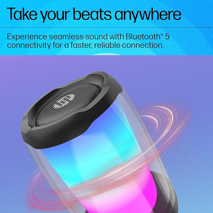 Multimedia Speaker DHS-5100, High Power Speaker with Pure and Pleasant Sound Quality; RGB Light Effect; USB Powered; Bluetooth® 5 connectivity Support; Dual Speaker Design