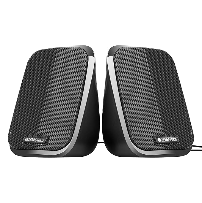 2.0 USB Computer Speakers, 5 Watts, USB Powered, AUX, Volume Control Pod for PC, Laptops, Desktop