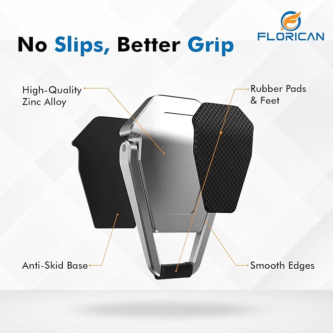 Portable Invisible Laptop Riser Stand | Mini Aluminum Cooling Pad, Lightweight Laptop Desk Stand for MacBook, Lenovo, Dell, HP & Other Laptops